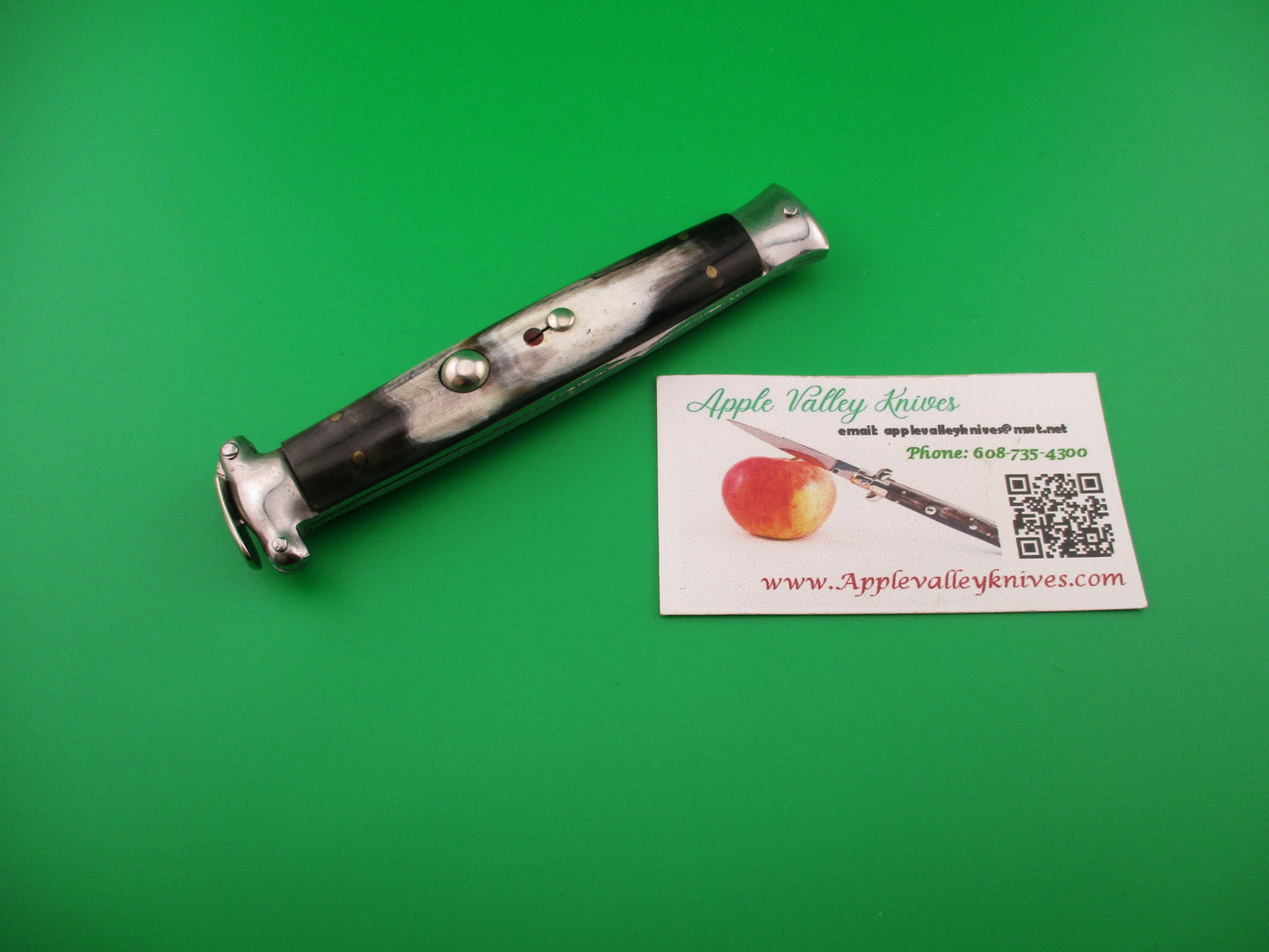 C JUL HERBERTZ 21cm 1960s Italian Trapdoor OTF switchblade knife NOS