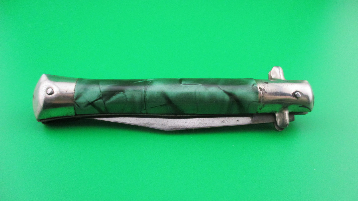 INOX 18cm Italian Tourist knife Green pearl BoBc automatic knife