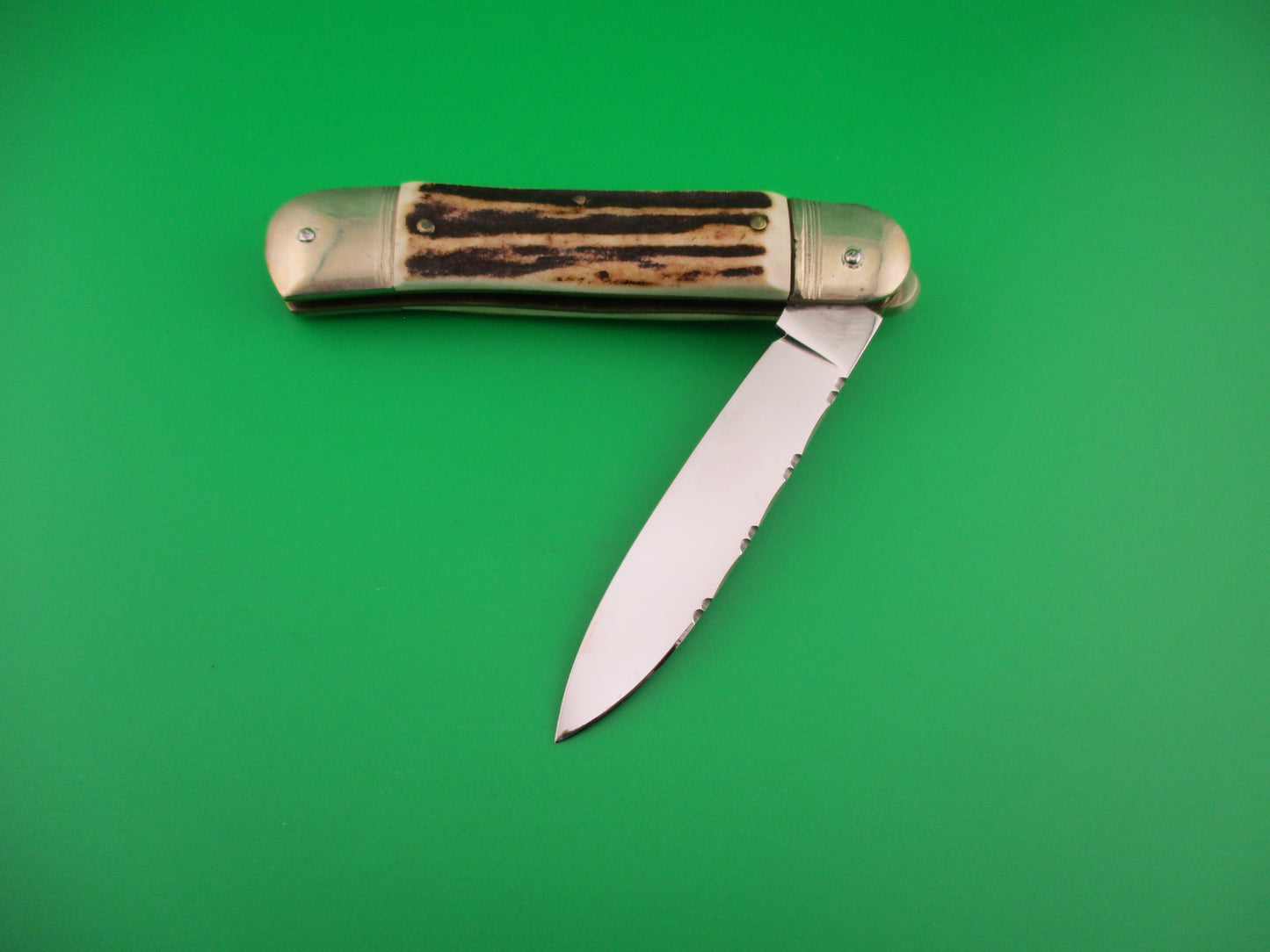 WRCA Hubertus 1985 Club Knife #11 of 65 11cm German Lever Stag automatic knife