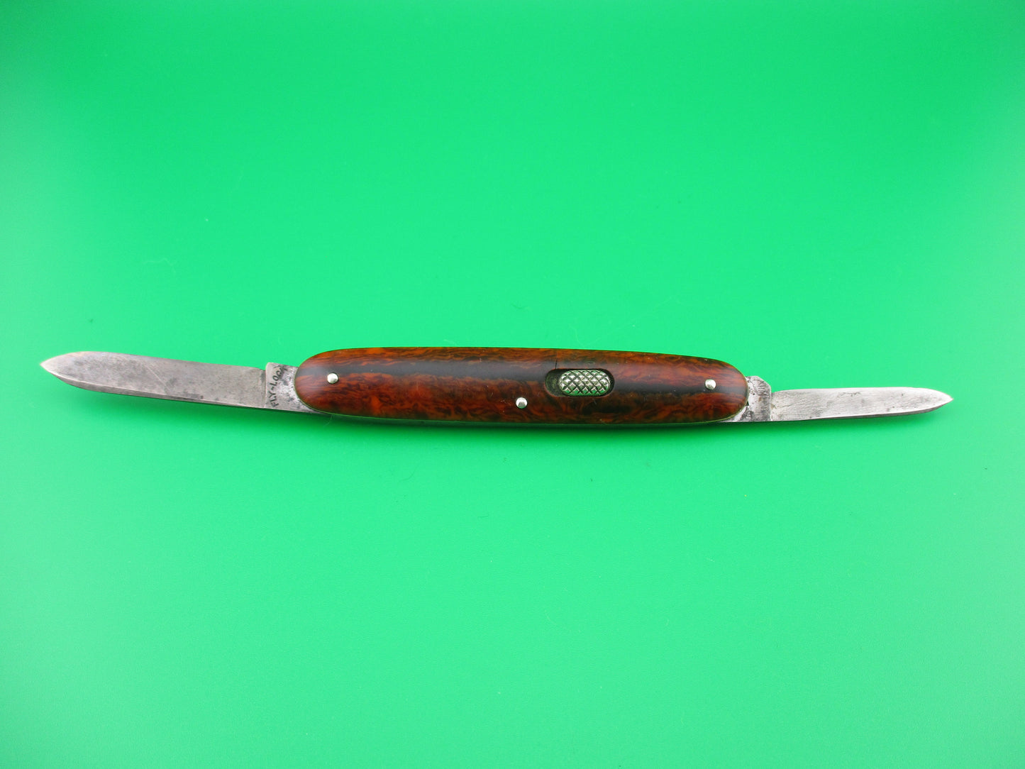 CHALLENGE CUT CO double Cocobolo celluloid automatic knife