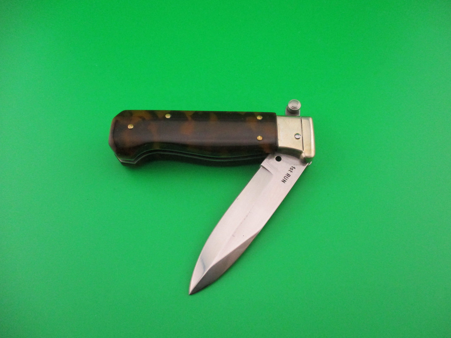 AGA CAMPOLIN 2019 17cm Italian FIRST RUN Piccolo Tortoise automatic knife