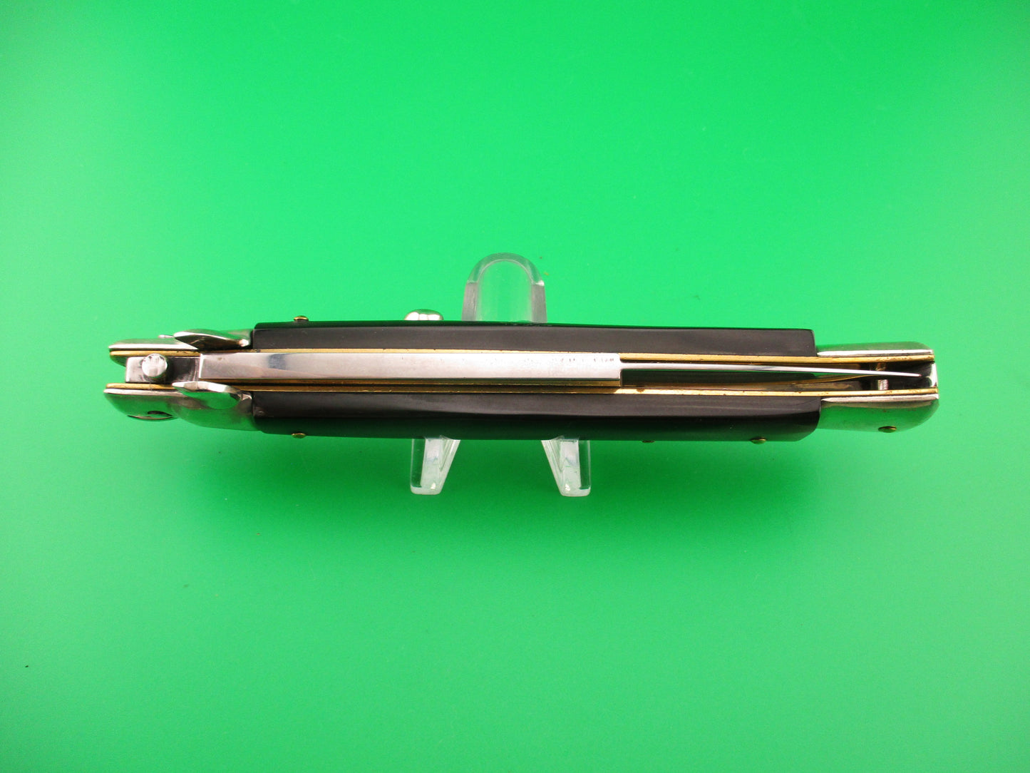 Walts LATAMA Cat 28cm Italian Stiletto Bayonet Blade Brazilian horn automatic knife 5mm