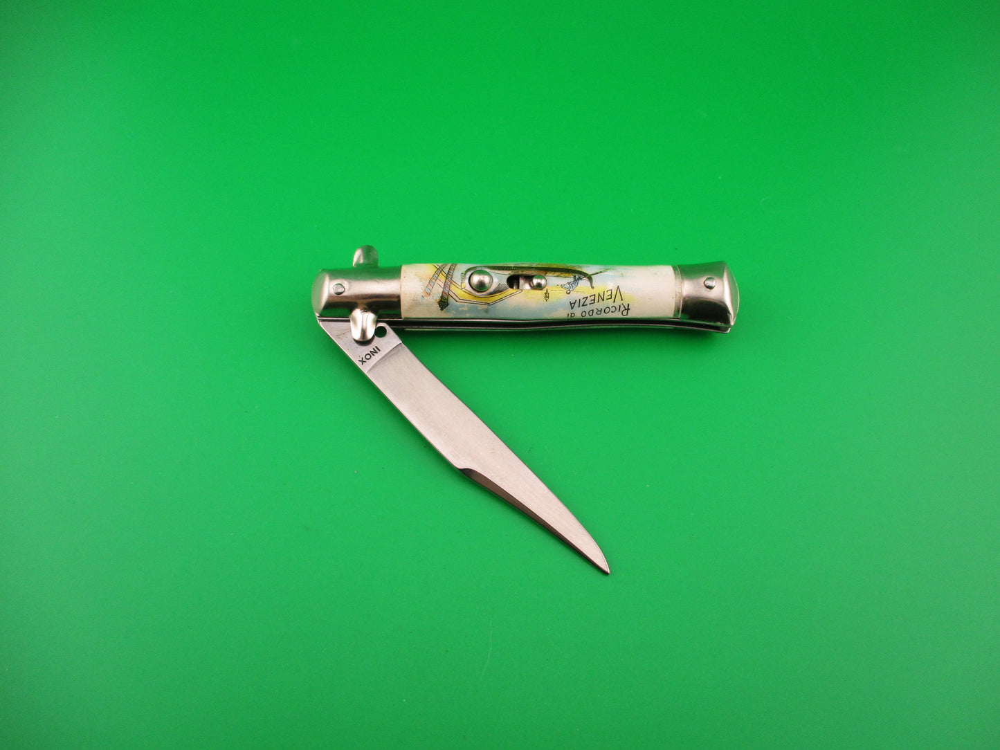 INOX 18cm Italian Ricordo di Venezia Souvenir of Venice automatic knife