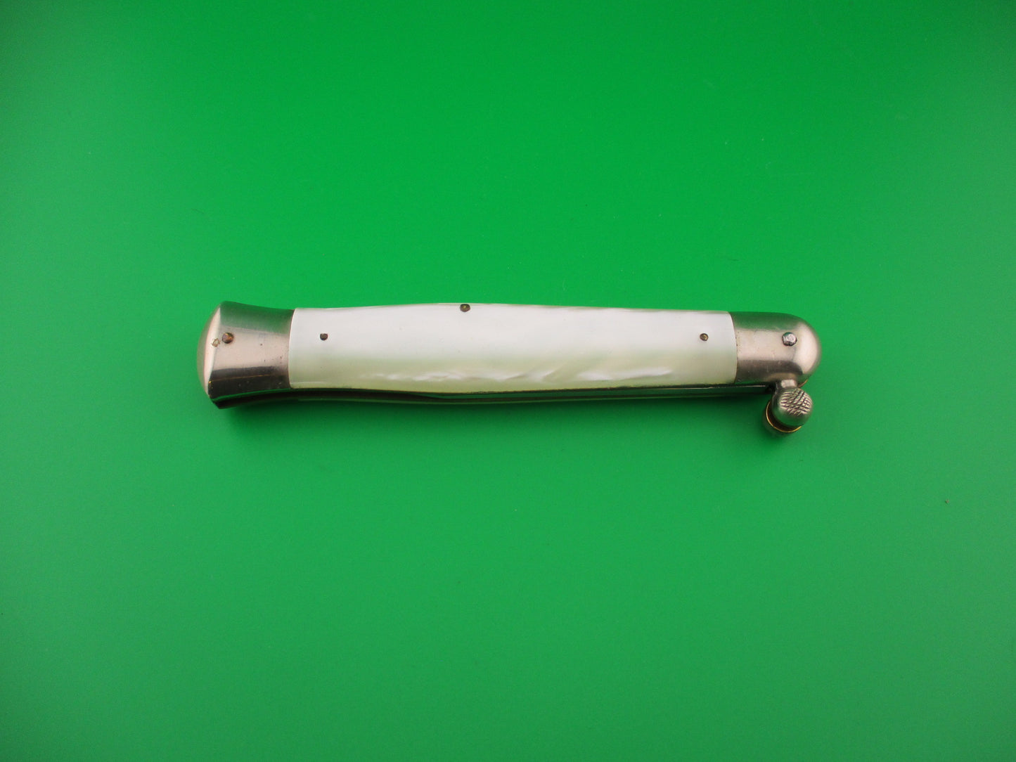 RAPID SZL ROSTFREI 25cm Italian Knob open manual Pearlex vintage knife