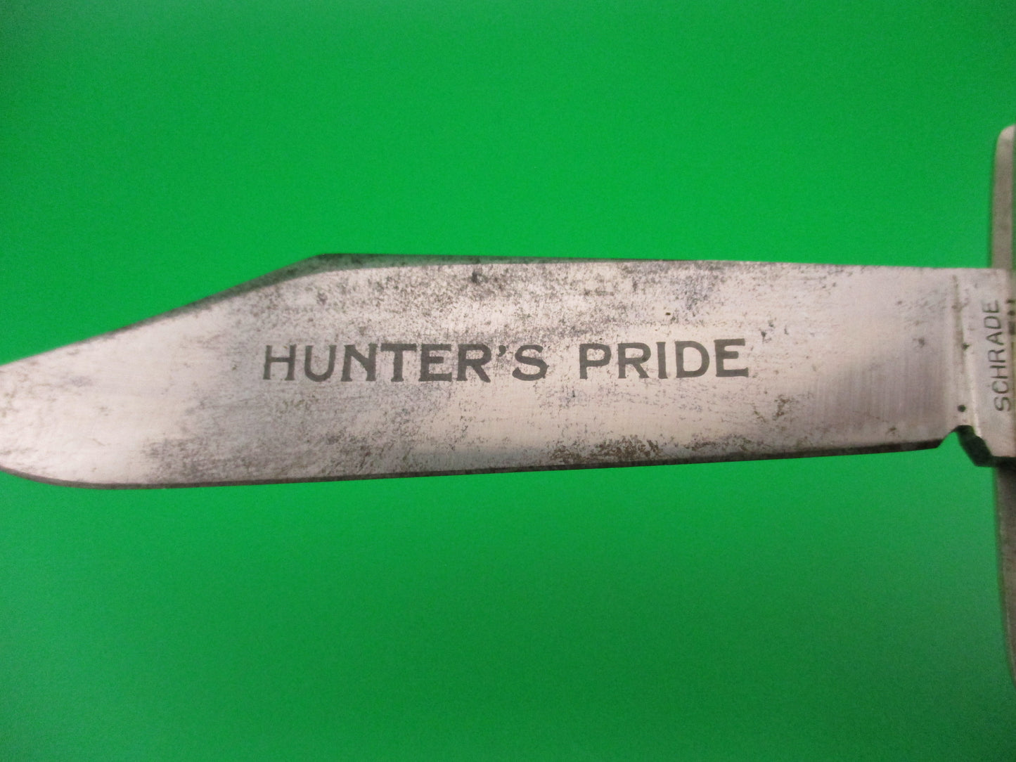 z Schrade Walden 153 Hunters Pride Folding guard switchblade knife with etch