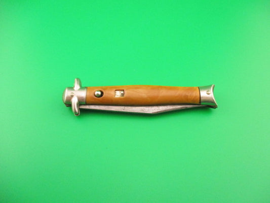 COLONIAL SHUR SNAP Bowtie 3rd Gen Caramel Vintage switchblade bowtie knife