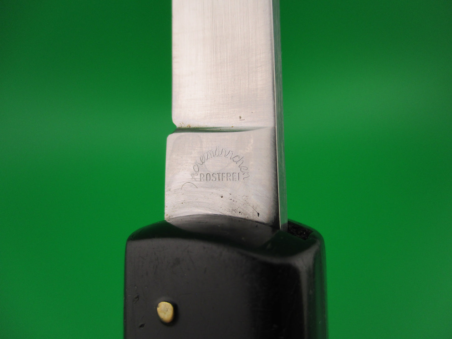 Ackermannchen ROSTFREI 20cm Italian Collini Flylock Black automatic knife