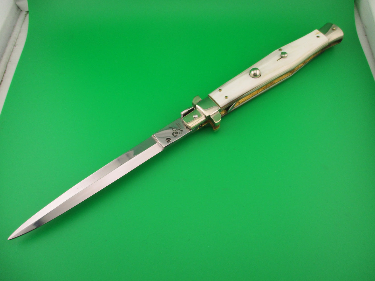 RENZO PASCOTTO Maniago Italy 35cm Italian Flatguard Dagger Picklock Wasp switchblade knife