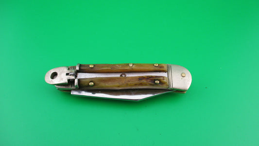 PUMA Springbock II Solingen Germany 8cm German lever stag automatic knife