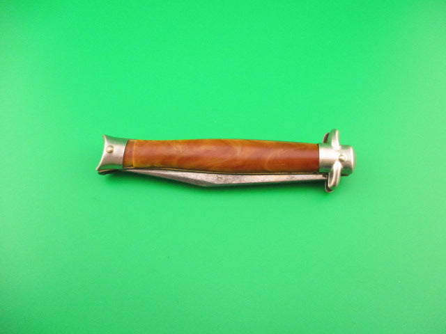 COLONIAL SHUR SNAP Bowtie 3rd Gen Caramel Vintage switchblade bowtie knife