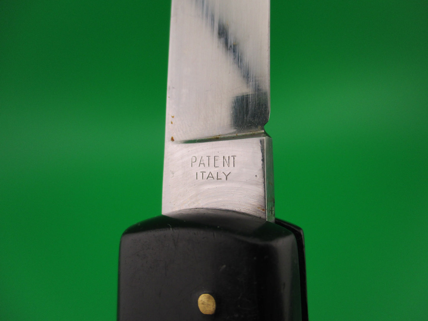 Ackermannchen ROSTFREI 20cm Italian Collini Flylock Black automatic knife