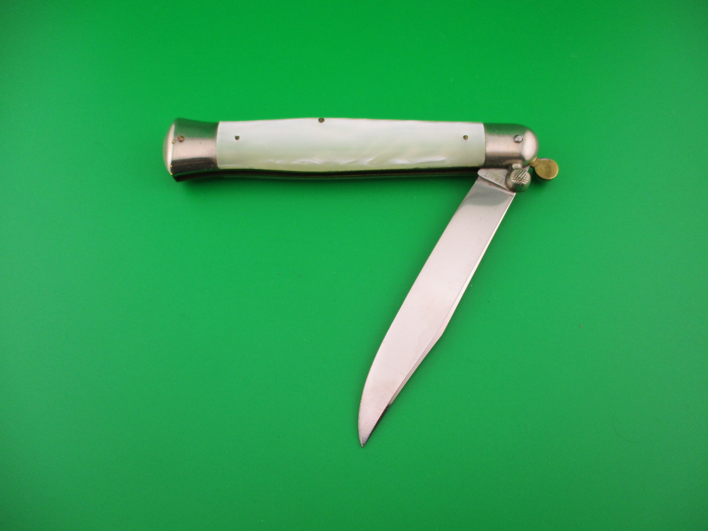 RAPID SZL ROSTFREI 25cm Italian Knob open manual Pearlex vintage knife