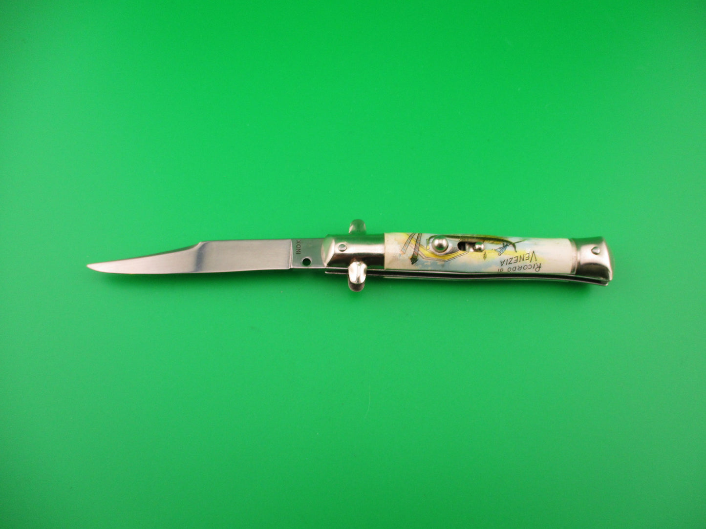 INOX 18cm Italian Ricordo di Venezia Souvenir of Venice automatic knife