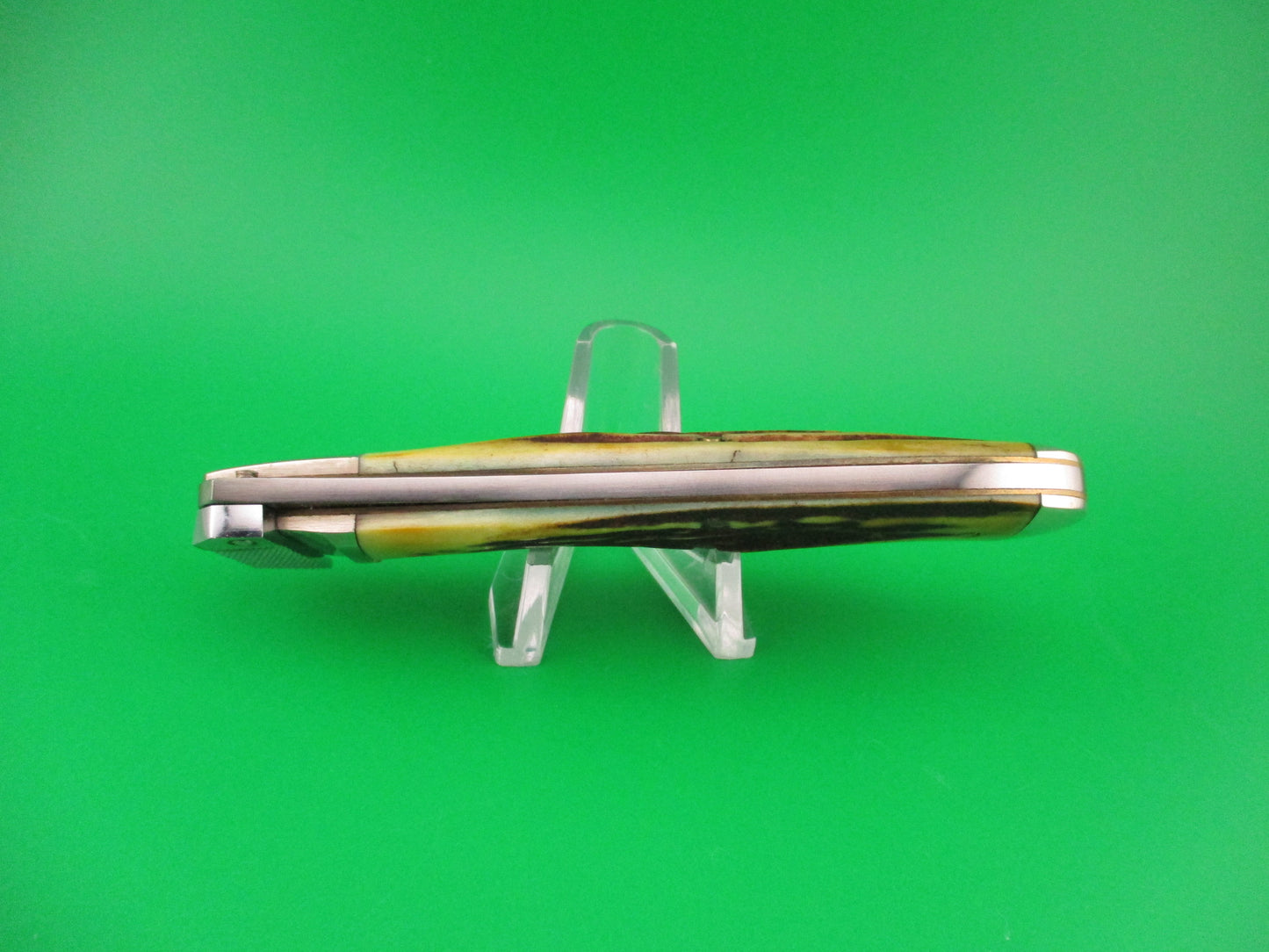 Aerial AC MFG Co Marinette, WIS Stag Lever K112 switchblade knife