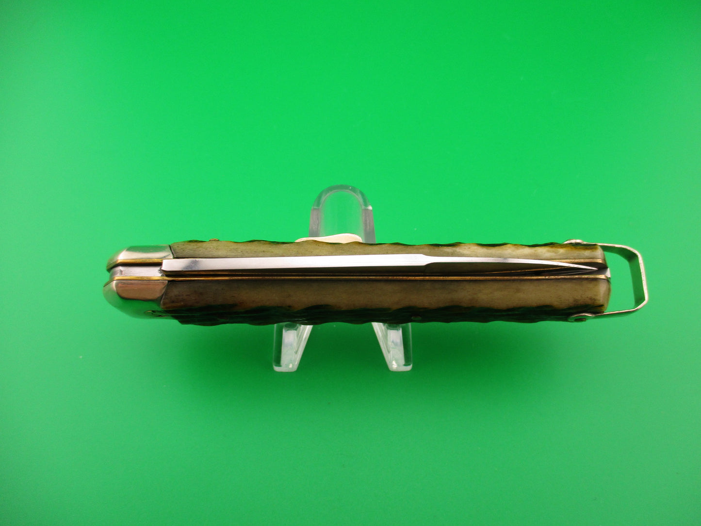 INOX 247 BREVETE 21cm French Couteau Jigged bone vintage automatic knife