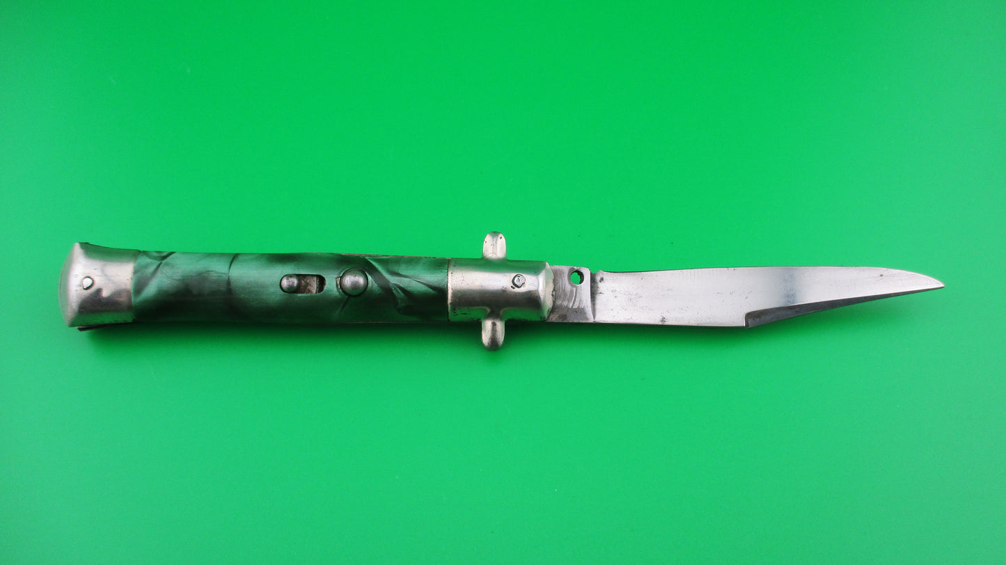 INOX 18cm Italian Tourist knife Green pearl BoBc automatic knife