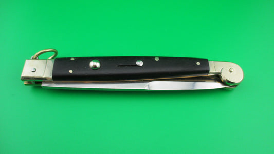 AGA CAMPOLIN 30cm Sicilian Ring Pull Ebony automatic knife 2013