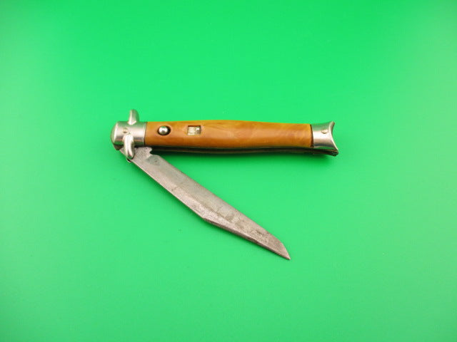 COLONIAL SHUR SNAP Bowtie 3rd Gen Caramel Vintage switchblade bowtie knife