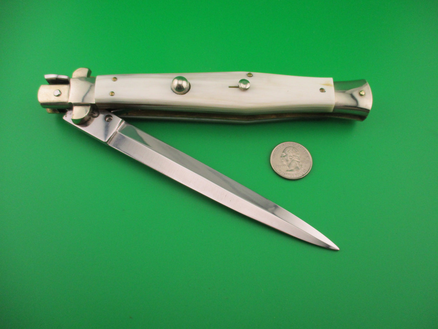 RENZO PASCOTTO Maniago Italy 35cm Italian Flatguard Dagger Picklock Wasp switchblade knife