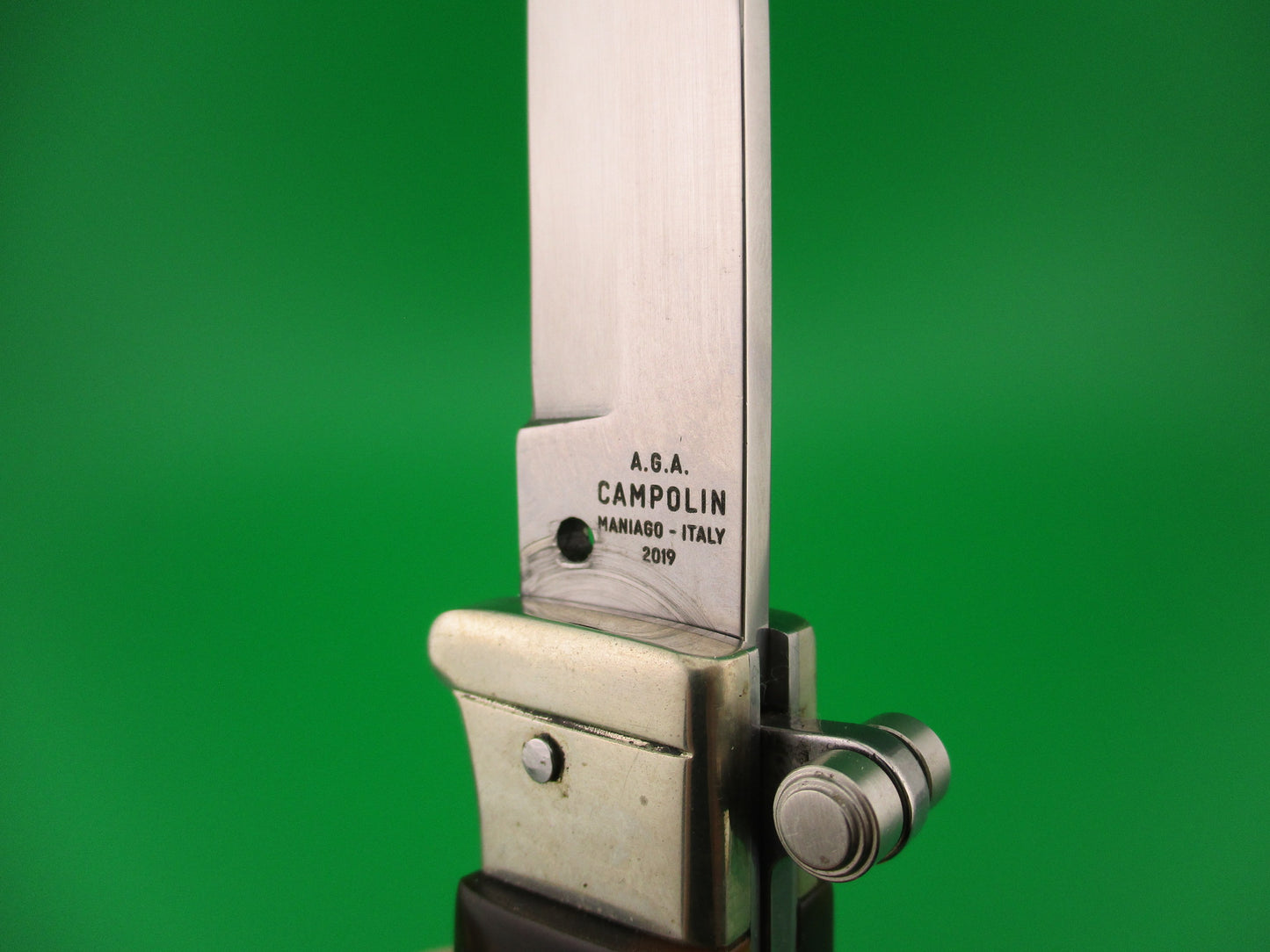 AGA CAMPOLIN 2019 17cm Italian FIRST RUN Piccolo Tortoise automatic knife