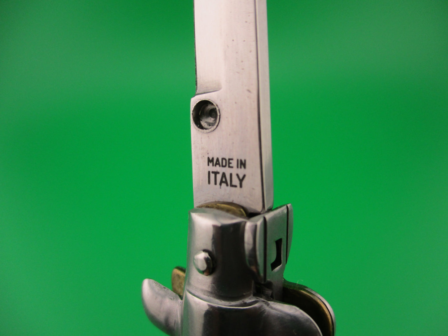 MADE IN ITALY 12cm Italian Swivel bolster Mini Stiletto bayonet automatic knife