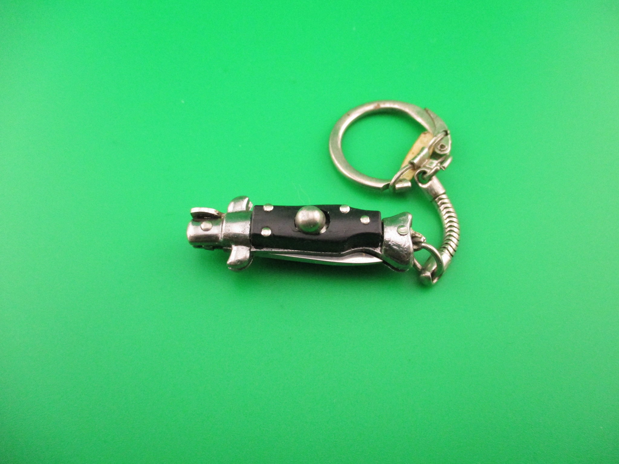 Sterile 7cm Italian style stiletto Keychain automatic knife – Apple ...