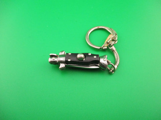 Sterile 7cm  Italian style stiletto Keychain automatic knives