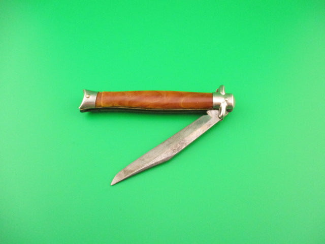 COLONIAL SHUR SNAP Bowtie 3rd Gen Caramel Vintage switchblade bowtie knife