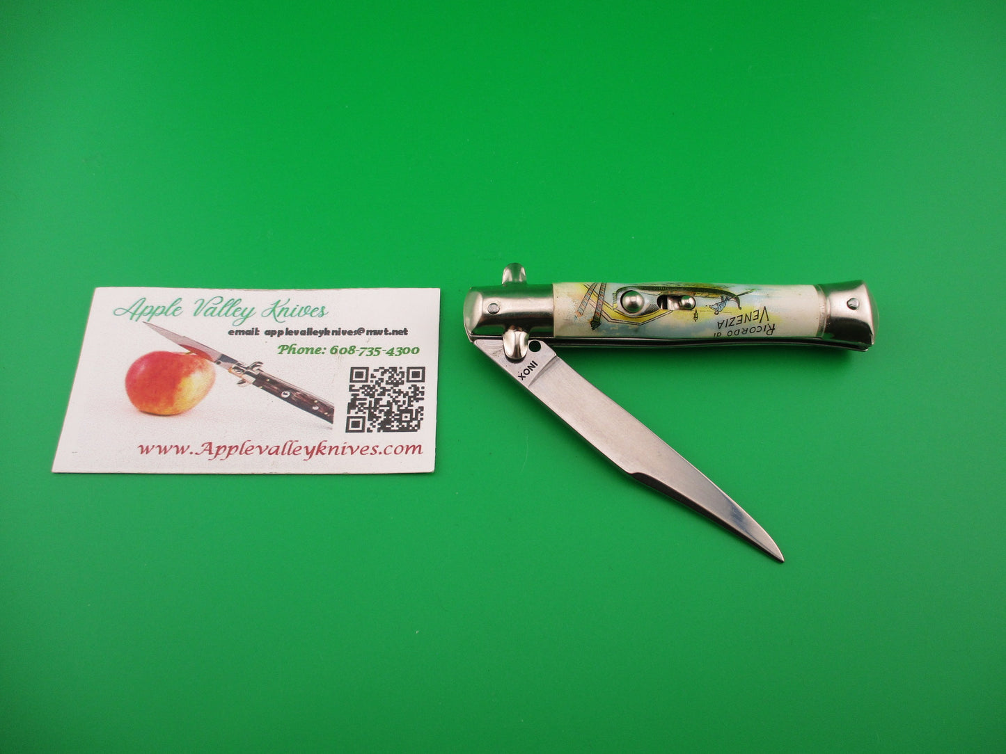 INOX 18cm Italian Ricordo di Venezia Souvenir of Venice automatic knife