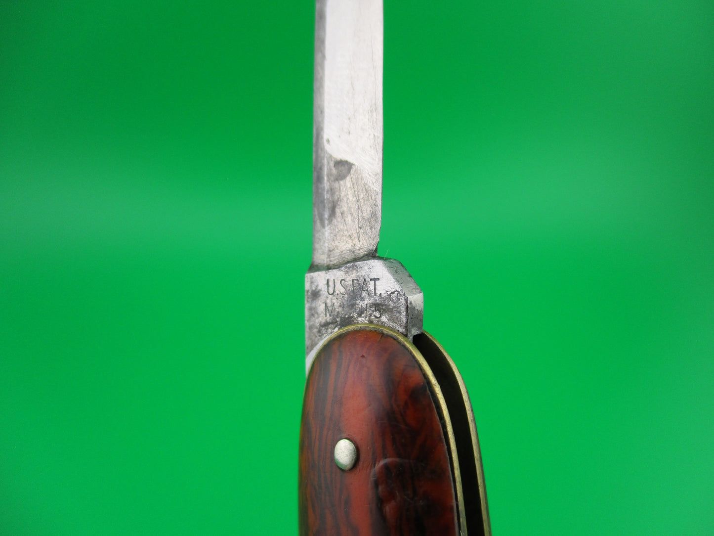 CHALLENGE CUT CO double Cocobolo celluloid automatic knife