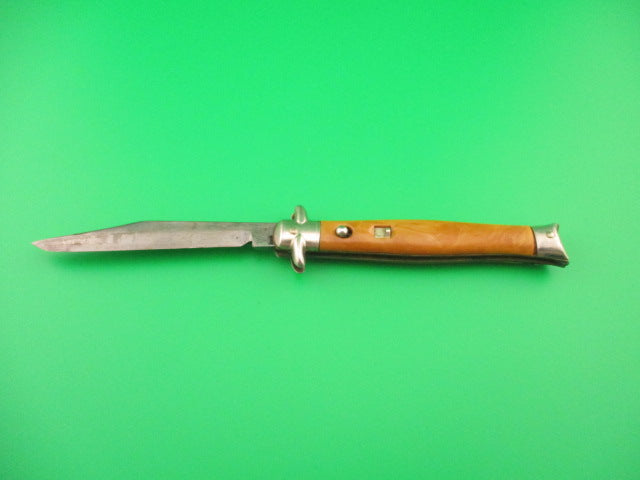 COLONIAL SHUR SNAP Bowtie 3rd Gen Caramel Vintage switchblade bowtie knife