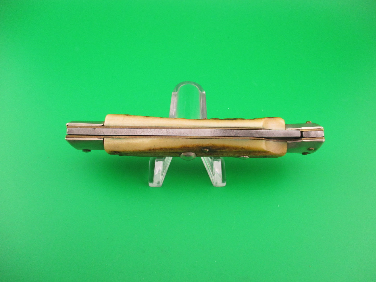 Rostfrei 4 20cm Italian Swing guard Stag Lockback Vintage automatic knife