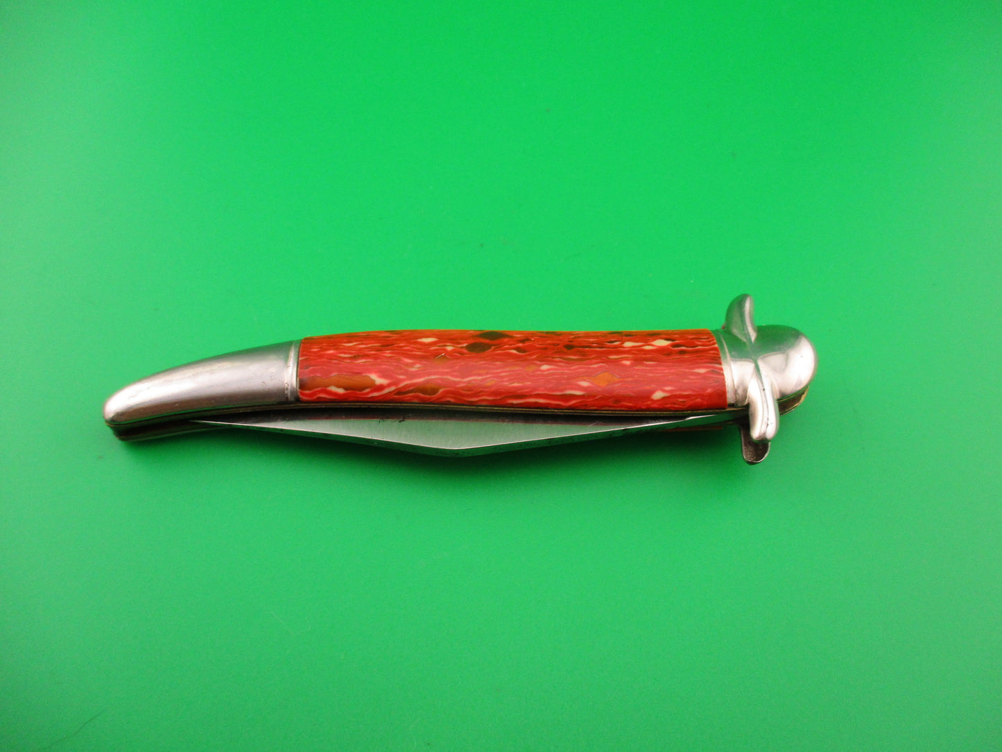 Hammer Brand Imperial toothpick crossguard Firebrick vintage switchblade