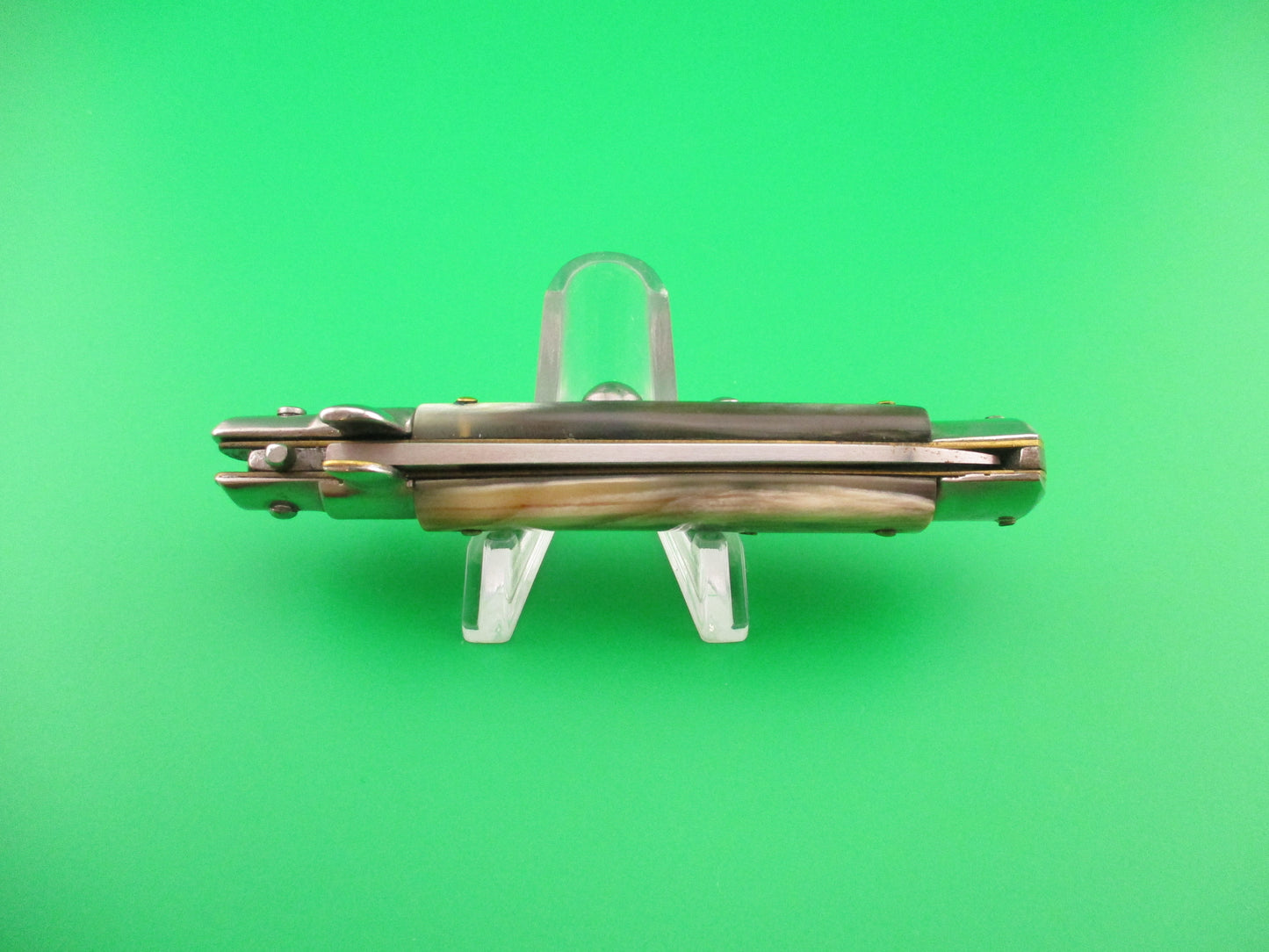 Rostfrei (slant) 18cm Italian Stiletto Swivel bolster Vintage automatic knife 1970s