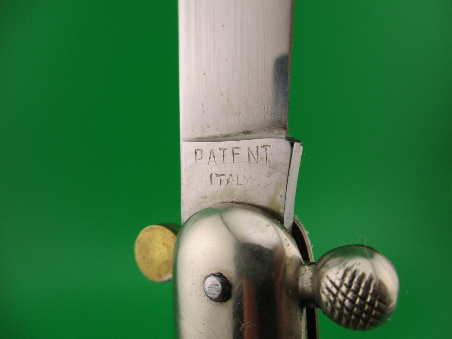 RAPID SZL ROSTFREI 25cm Italian Knob open manual Pearlex vintage knife