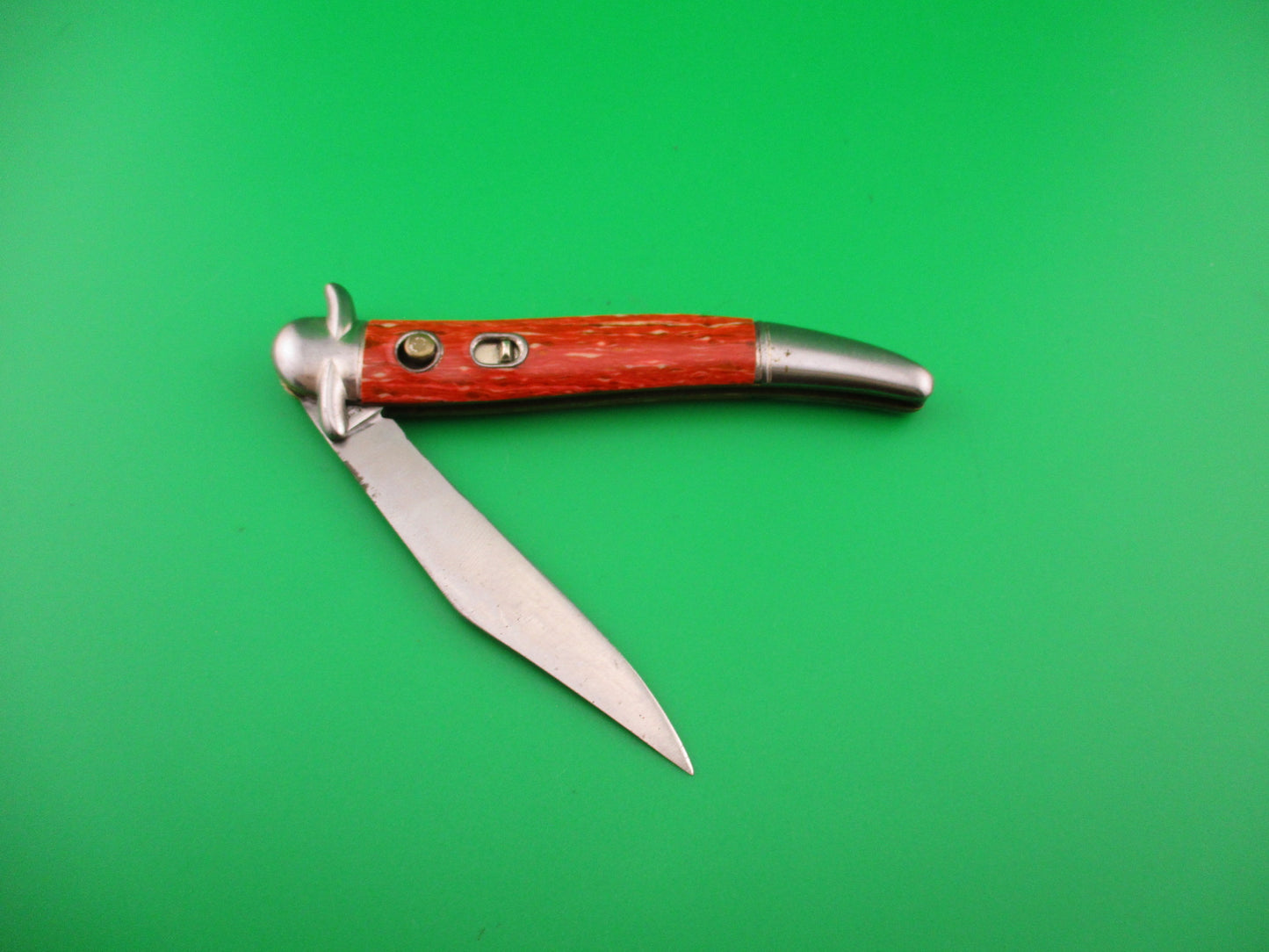 Hammer Brand Imperial toothpick crossguard Firebrick vintage switchblade