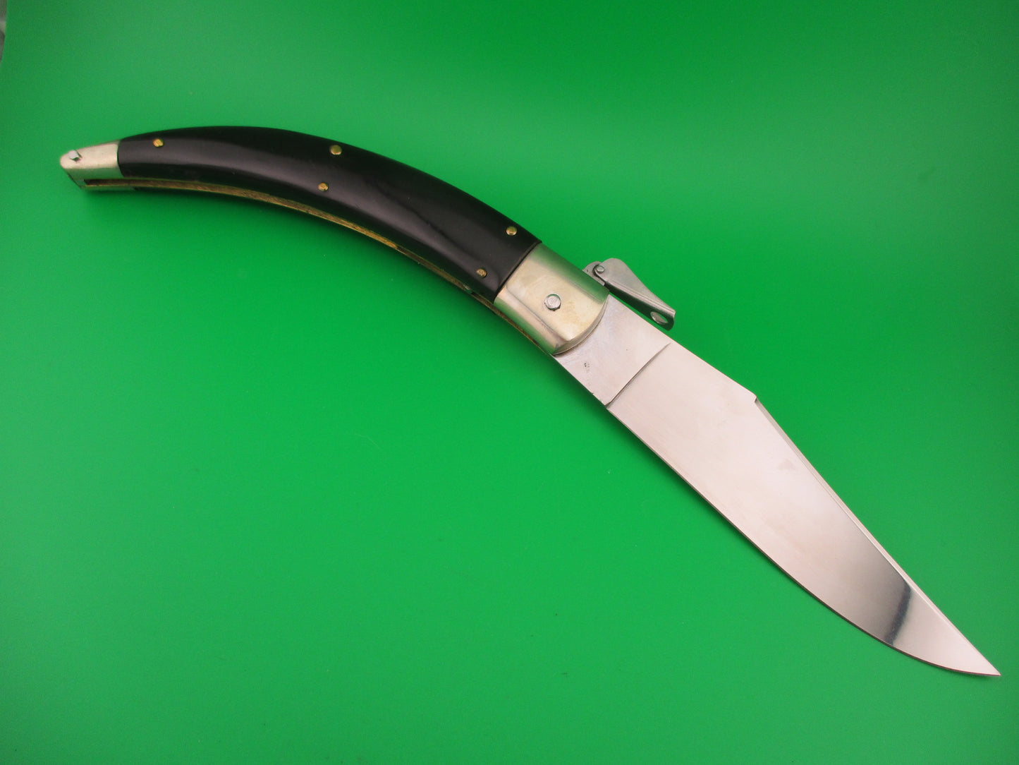 AGA CAMPOLIN ITALY 30cm Italian Horn Catalana Fulcrum automatic knife