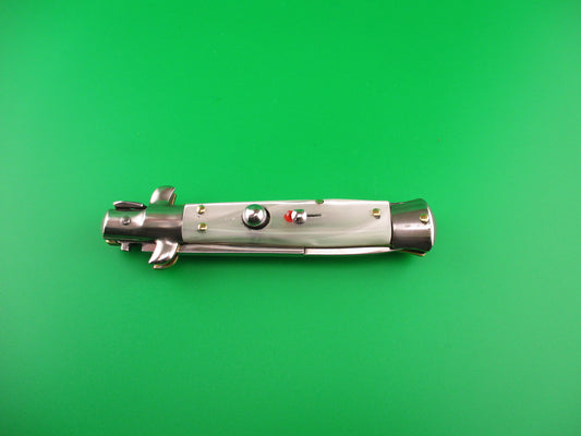 MANIAGO ITALY D.M. Dolphin 18cm Italian Picklock modern Pearlex automatic knife