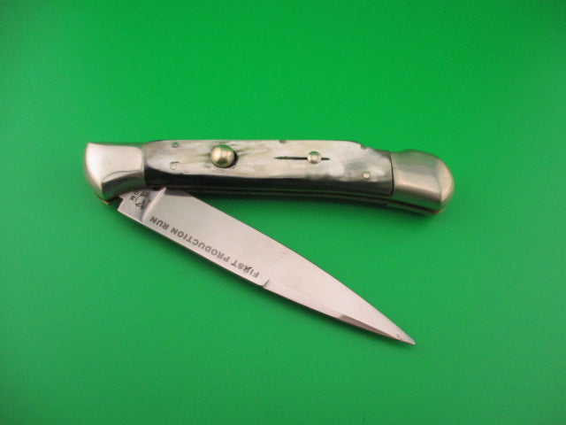 AROSA MANIAGO ITALY 24cm Italian DM Horn Lockback automatic knife