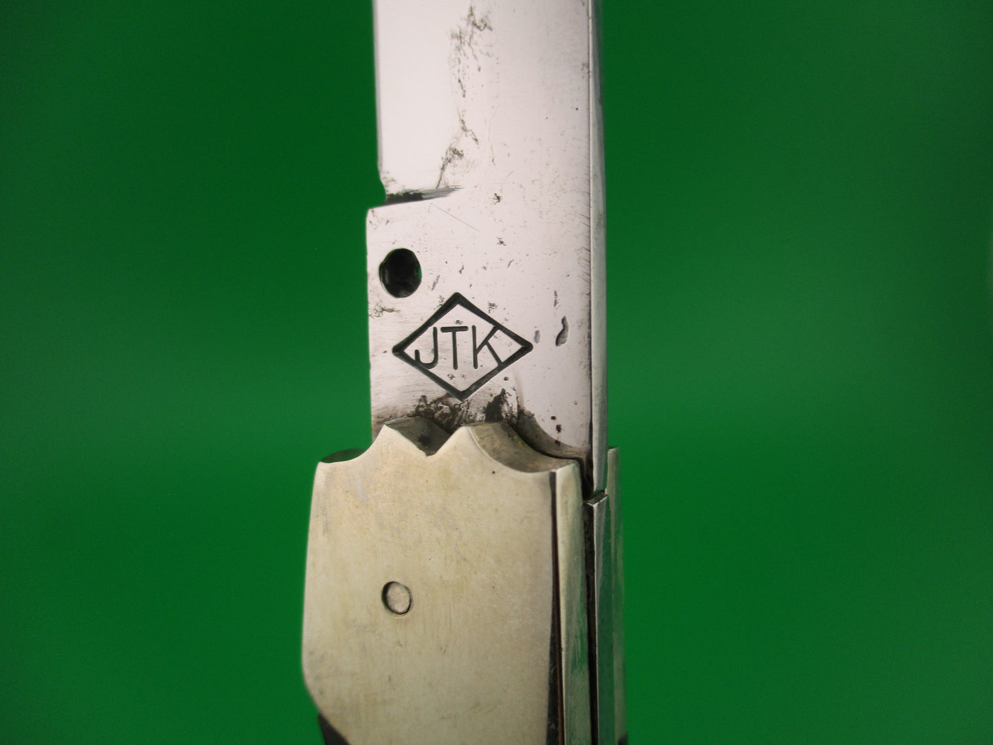 JTK Custom 11 inch Hand Made Automatic lockback Knife Prioletta style release