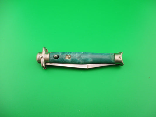 COLONIAL SHUR SNAP Bowtie 3rd Gen Rare GREEN Vintage bowtie switchblade