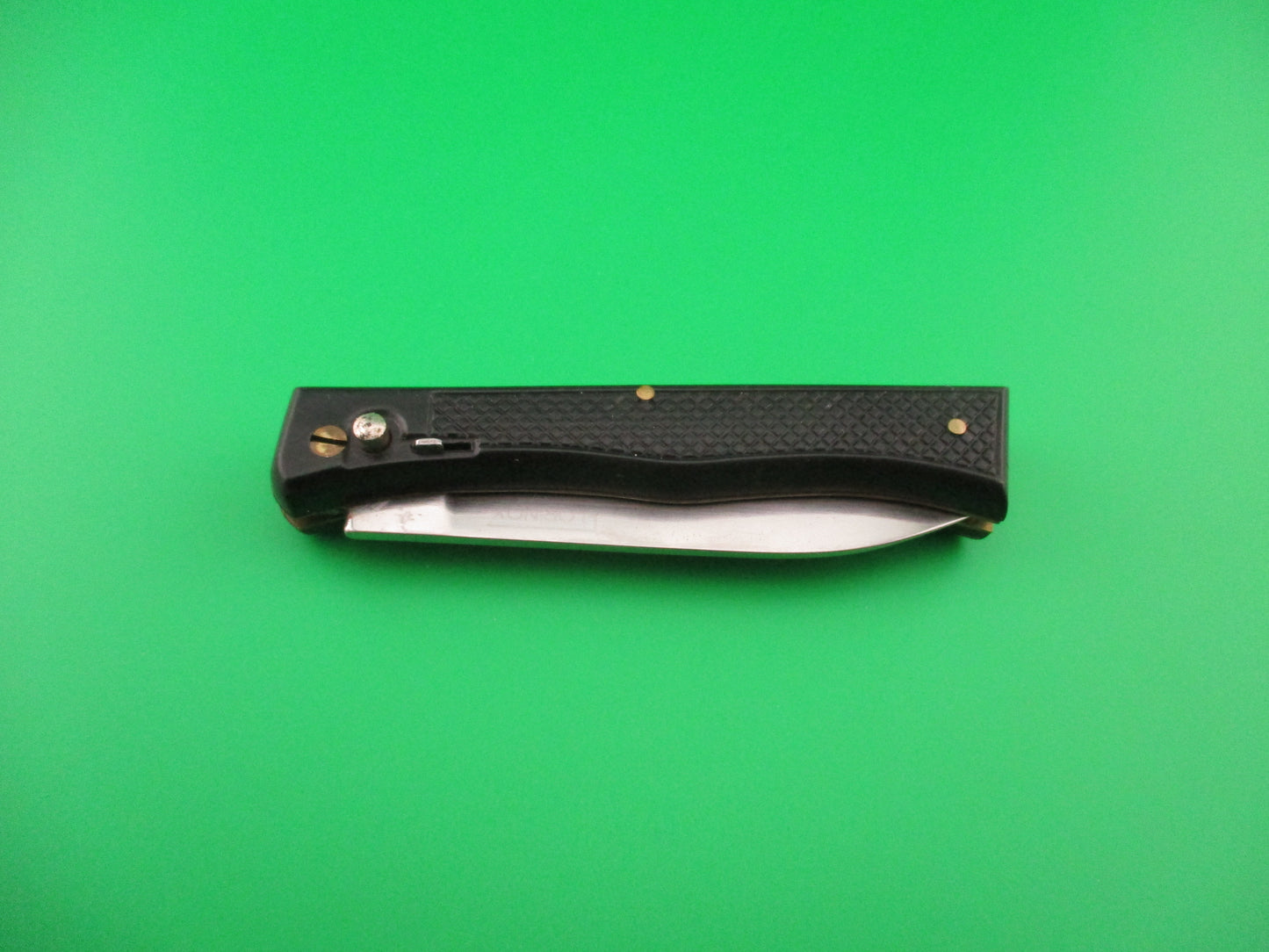 FLORINOX 19cm French BoBc Black checkered vintage automatic knife