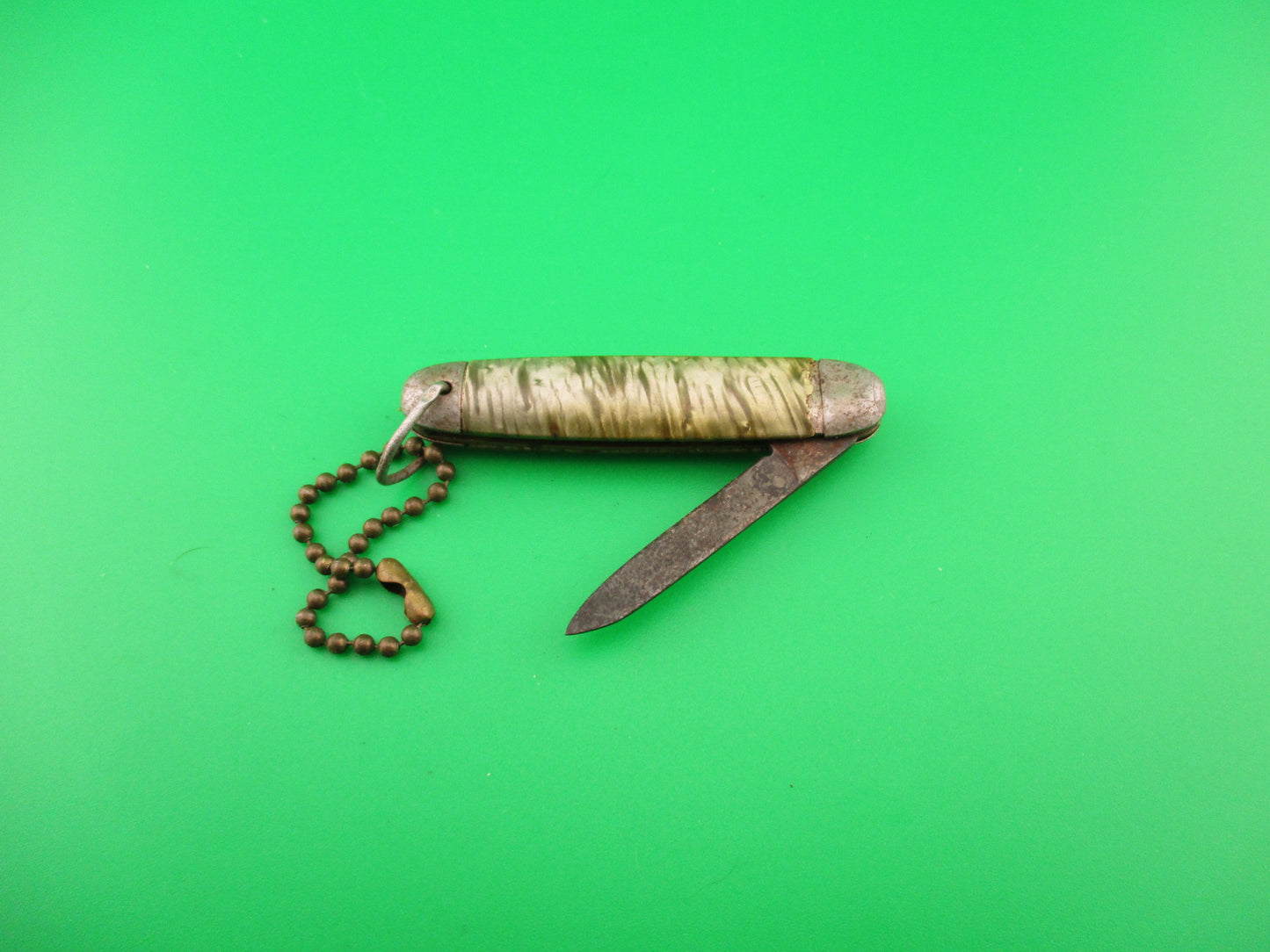 Imperial Jackomatic Jr Keychain switchblade smoked pearl mottled Fire survivor