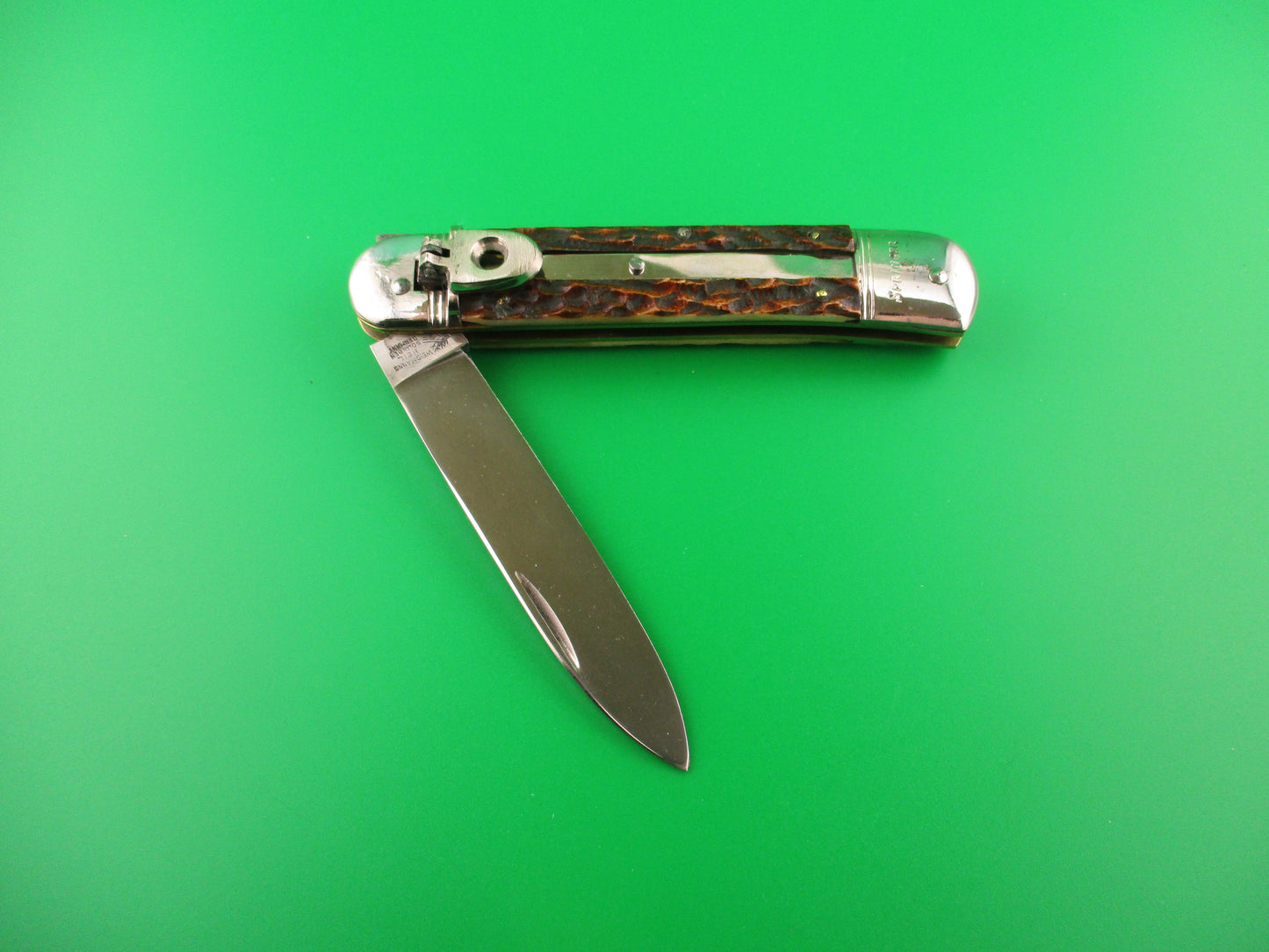 Weidmanns Heil SOLINGEN GERMANY 11cm German Lever Bone SPRINGER automatic