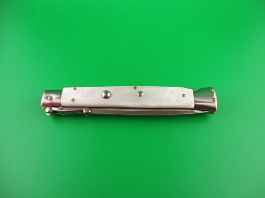 FRANK B ITALY 28cm Italian Swing Guard Dagger Pearlex automatic knife