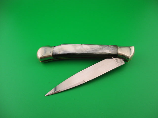 AROSA MANIAGO ITALY 24cm Italian DM Horn Lockback automatic knife