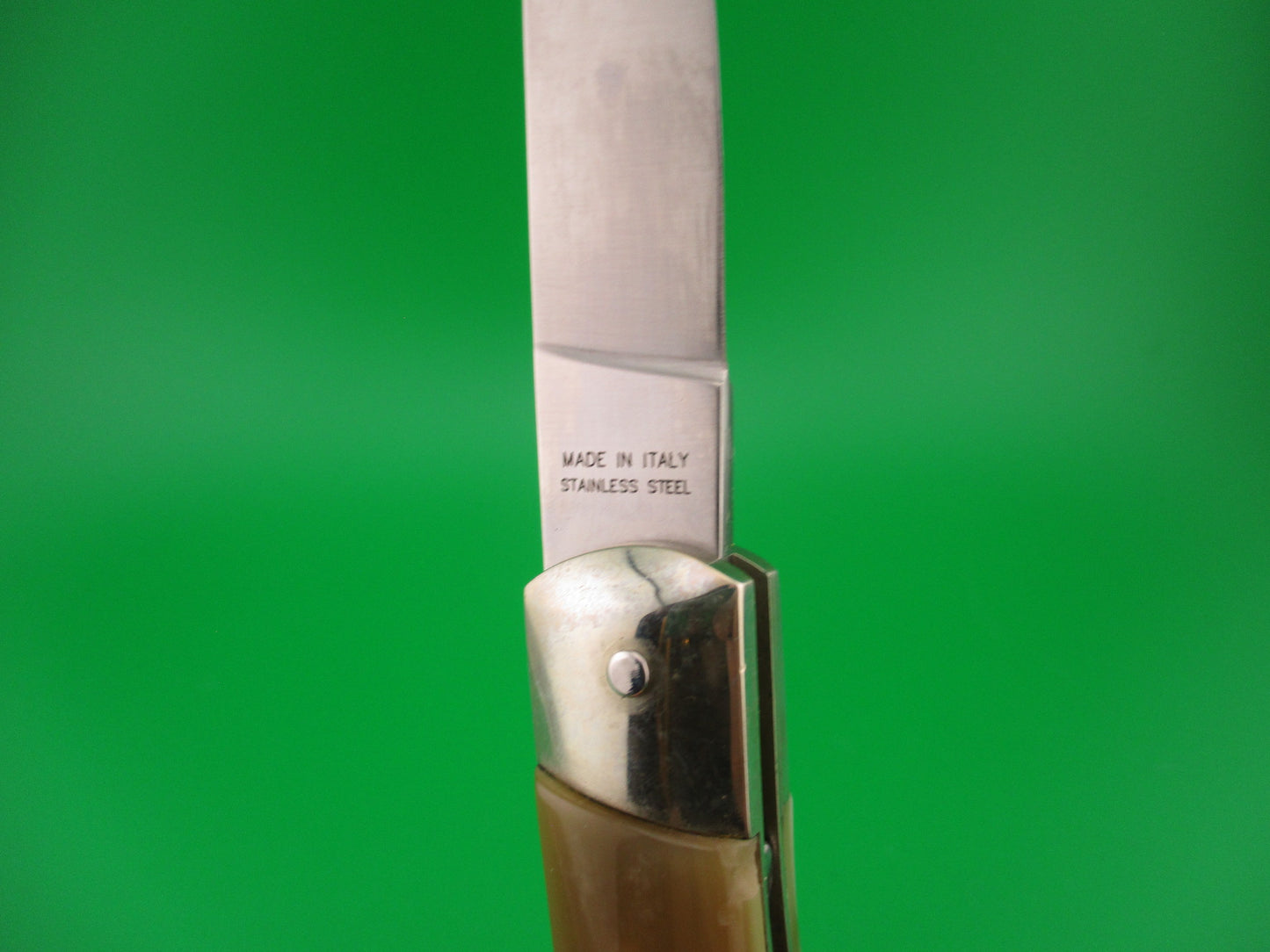 AKC 18cm Italian Lockback Horn Speed Hunter First Run automatic knife