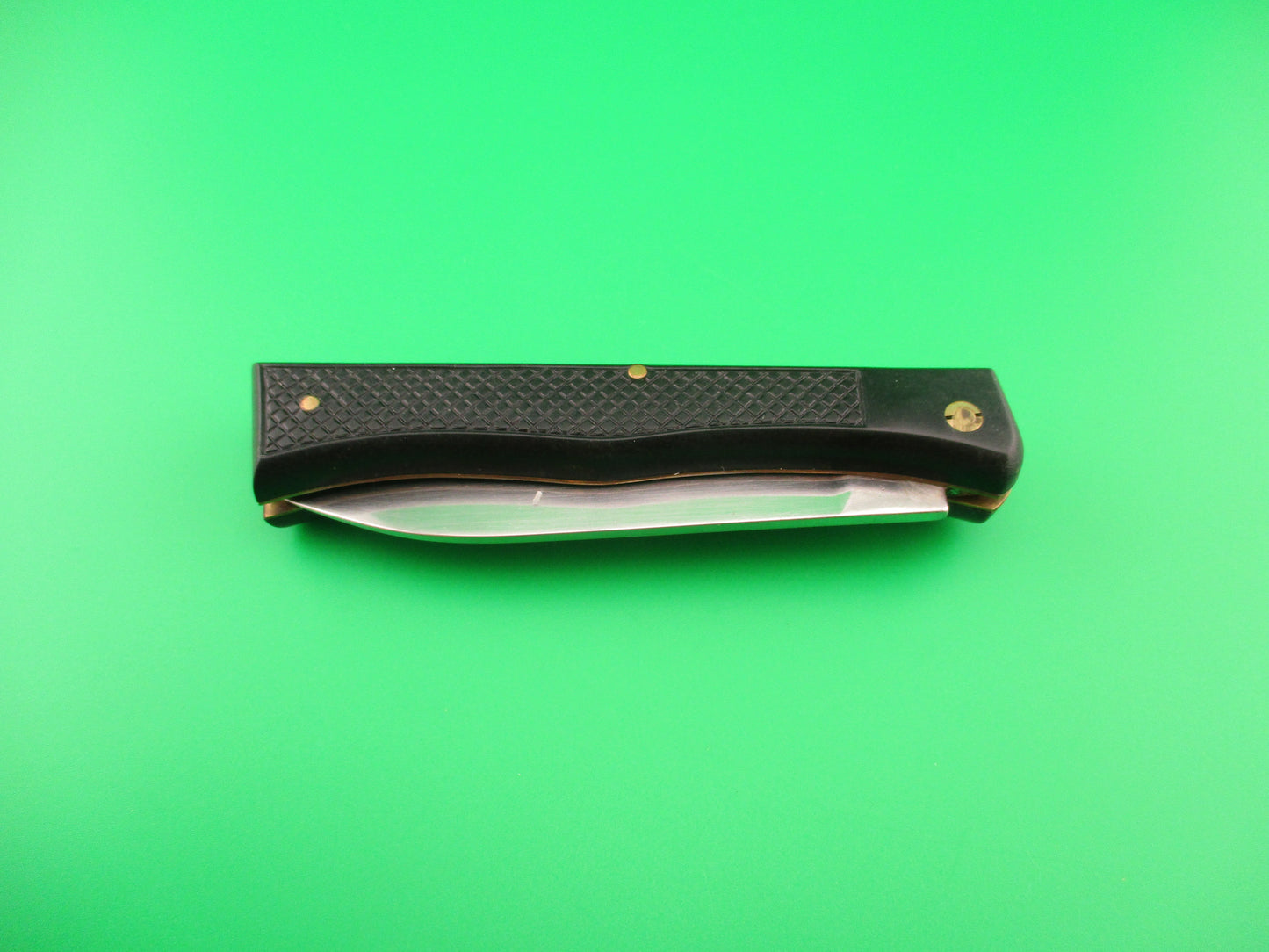 FLORINOX 19cm French BoBc Black checkered vintage automatic knife