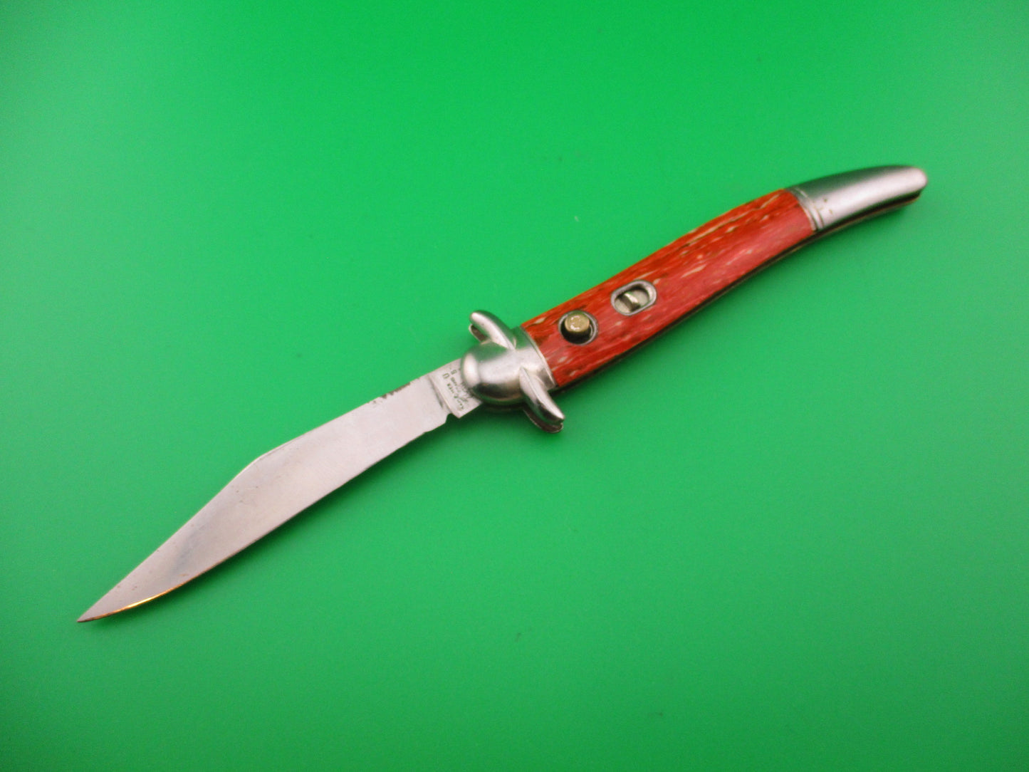 Hammer Brand Imperial toothpick crossguard Firebrick vintage switchblade