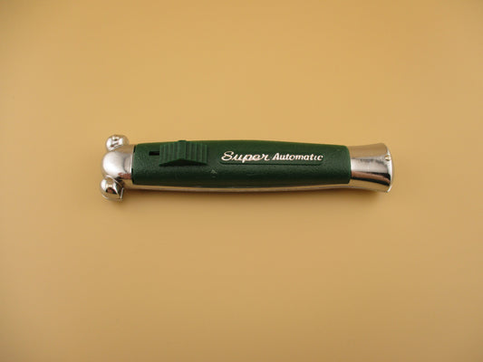 STAINLESS STEEL 21cm Super Automatic OTF DA Rare GREEN automatic knife